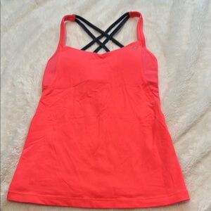 Women's Red Athletic Tank Top